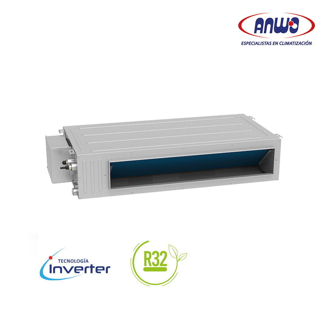 AIRE ACONDICIONADO SPLIT DUCTO BAJA SILUETA 18.000 BTUH INVERTER R32